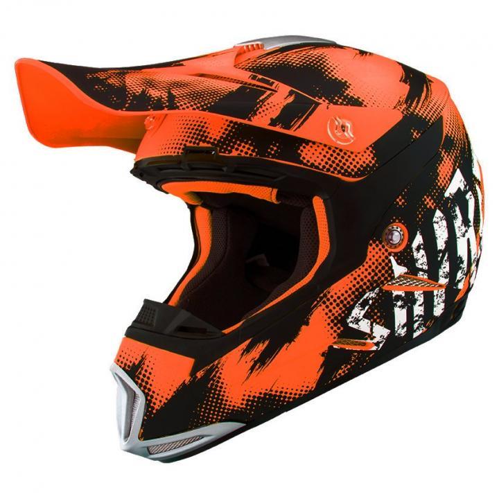 Casco Shiro Mx 306 Sils Junior Infantil naranja tumotokxd