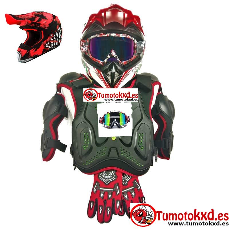 Pack de Proteccion Extrem Rojo
