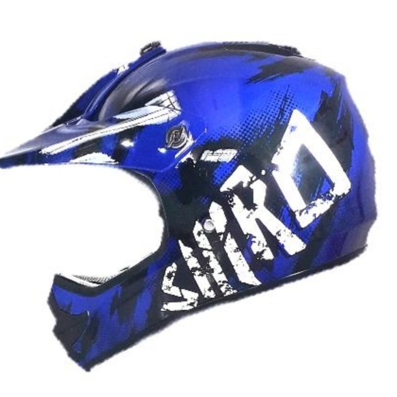 azul Casco Shiro Mx 306 Sils Junior Infantil